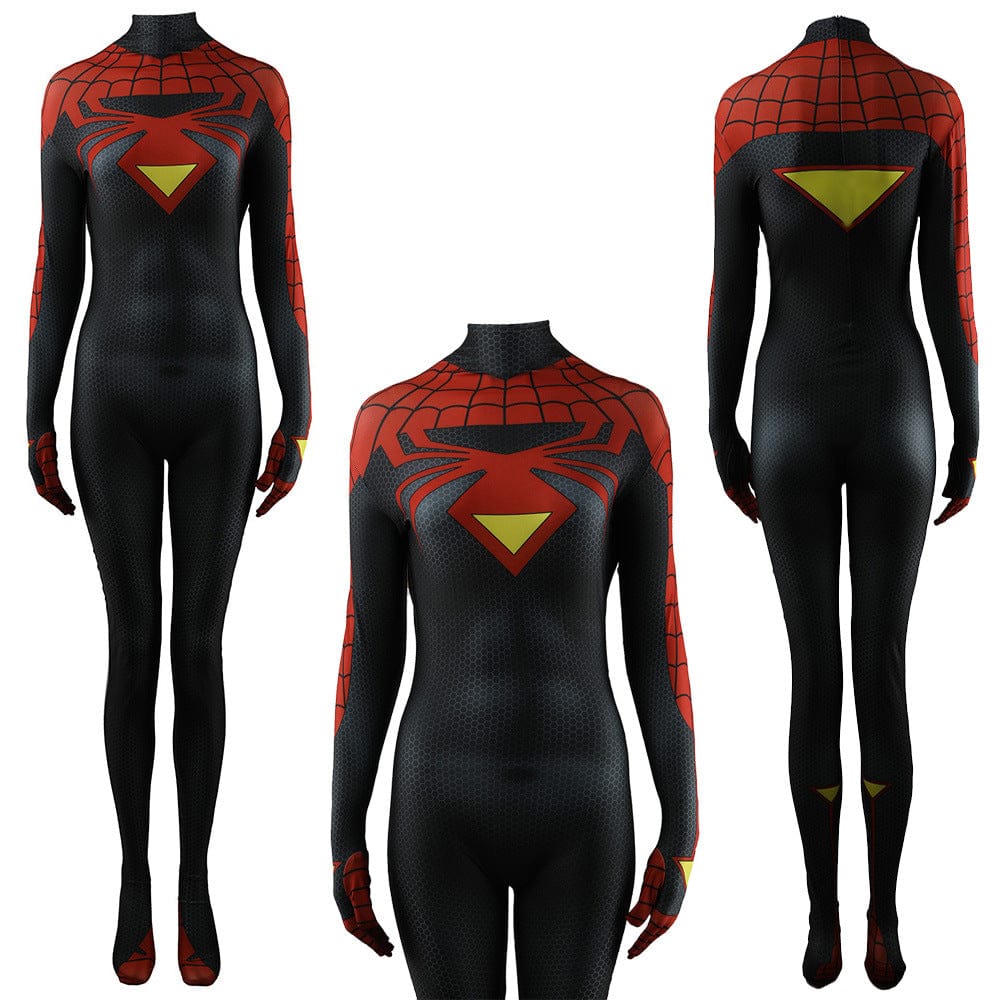 Spider Woman Spiderman Jumpsuits Costume Adult Halloween Bodysuit