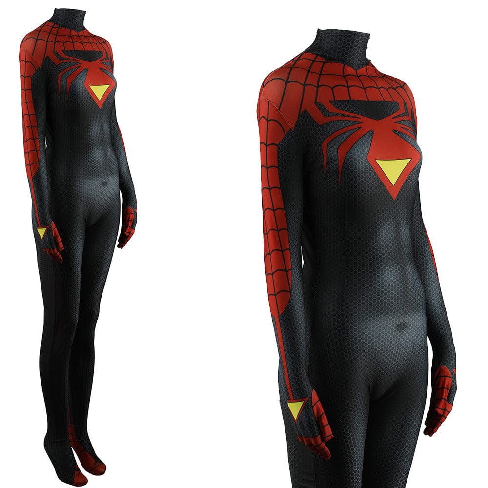 Spider Woman Spiderman Jumpsuits Costume Adult Halloween Bodysuit