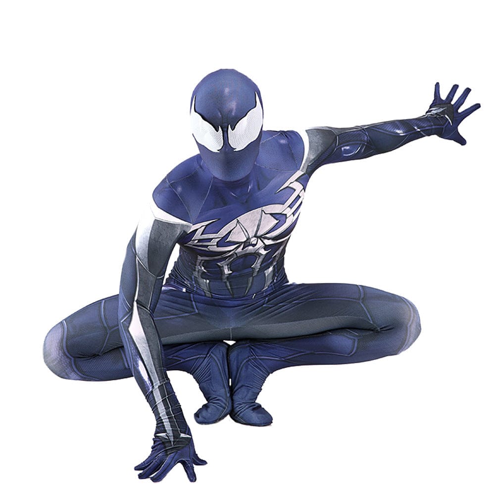 PS4 2099 Spider Man Venom Symbiote Jumpsuits Adult Halloween Bodysuit