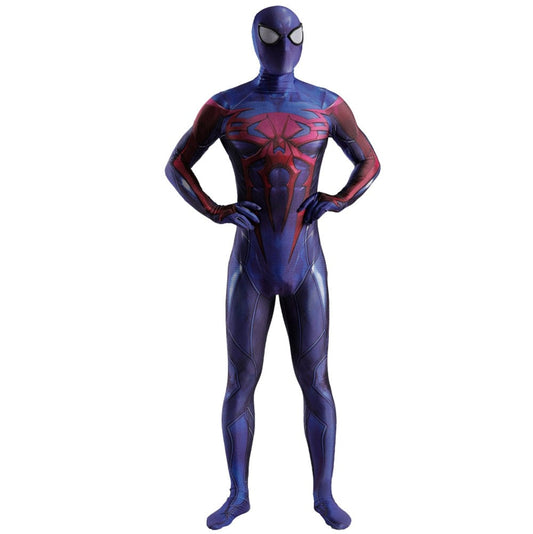 PS4 2099 Spiderman Miguel OHara Jumpsuits Costume Adult Bodysuit