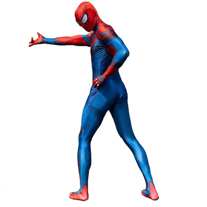 Spider Man Suit Peter Parker Jumpsuits Cosplay Costume Adult Bodysuit