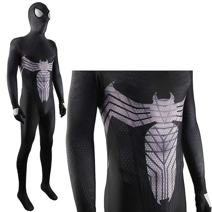 Spider Man 3 Black Ver3 Jumpsuits Cosplay Costume Adult Bodysuit