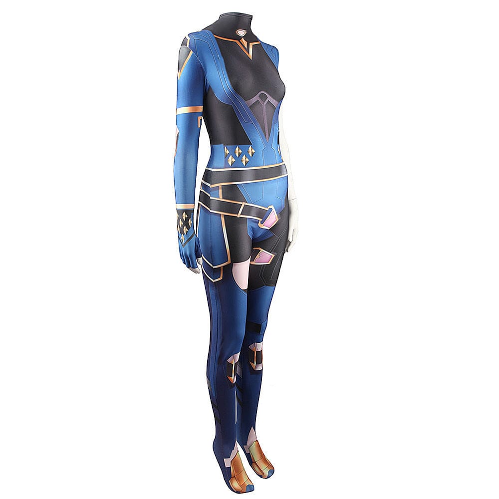 Game Valorant Reyna Jumpsuits Cosplay Costume Adult Halloween Bodysuit