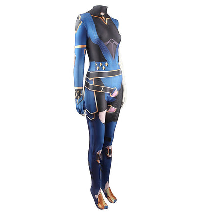 Game Valorant Reyna Jumpsuits Cosplay Costume Adult Halloween Bodysuit