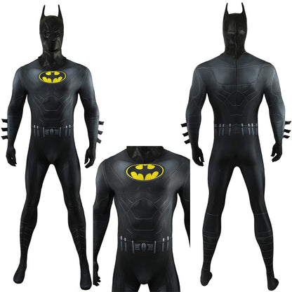 The Flash Michael Keaton Batman Jumpsuits Costume Adult Bodysuit