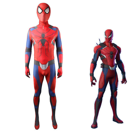 Spider Armor MK III Spider man Jumpsuits Costume Adult Halloween Bodysuit