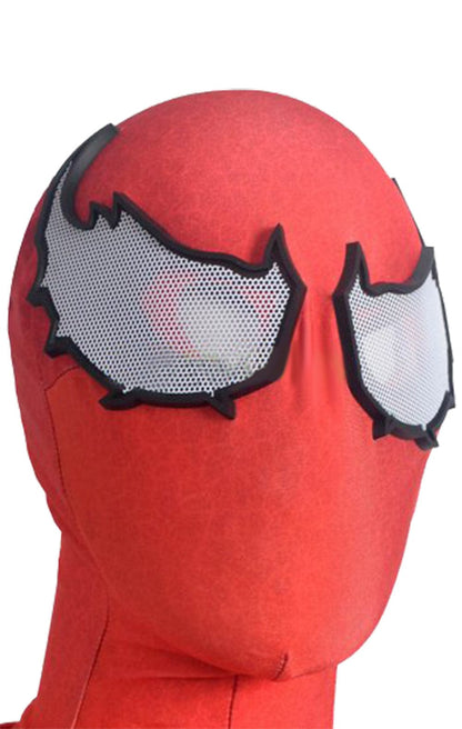 Venom Symbitote Spiderman Red Blue Jumpsuits Costume Adult Bodysuit
