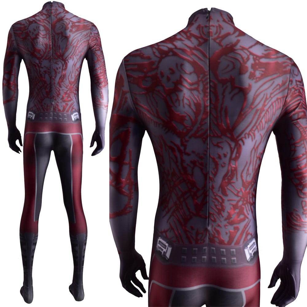 Guardians of Galaxy GOTG Drax the Destroyer Jumpsuits Costume Adult Bodysuit