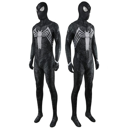 Spider-Man 3 Venom Symbiote Peter Parker Jumpsuits Costume Adult Bodysuit