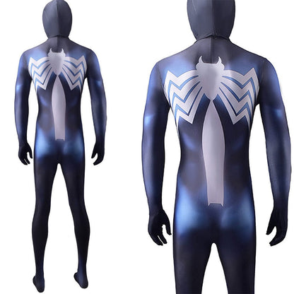 Venom Spider Man Symbiote Suit Jumpsuits Costume for Adult