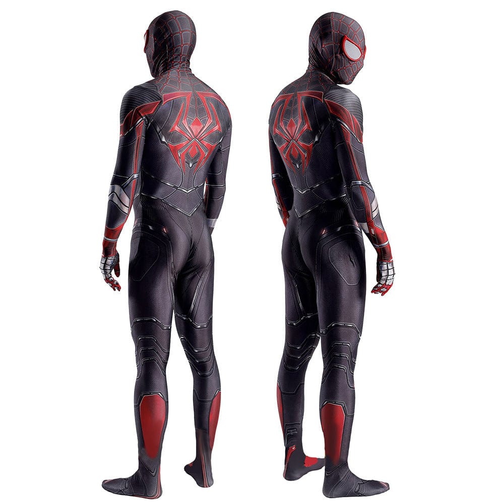 Miles Morales Spider-Man Advanced Tech Suit Jumpsuits Costume Adult Bodysuit