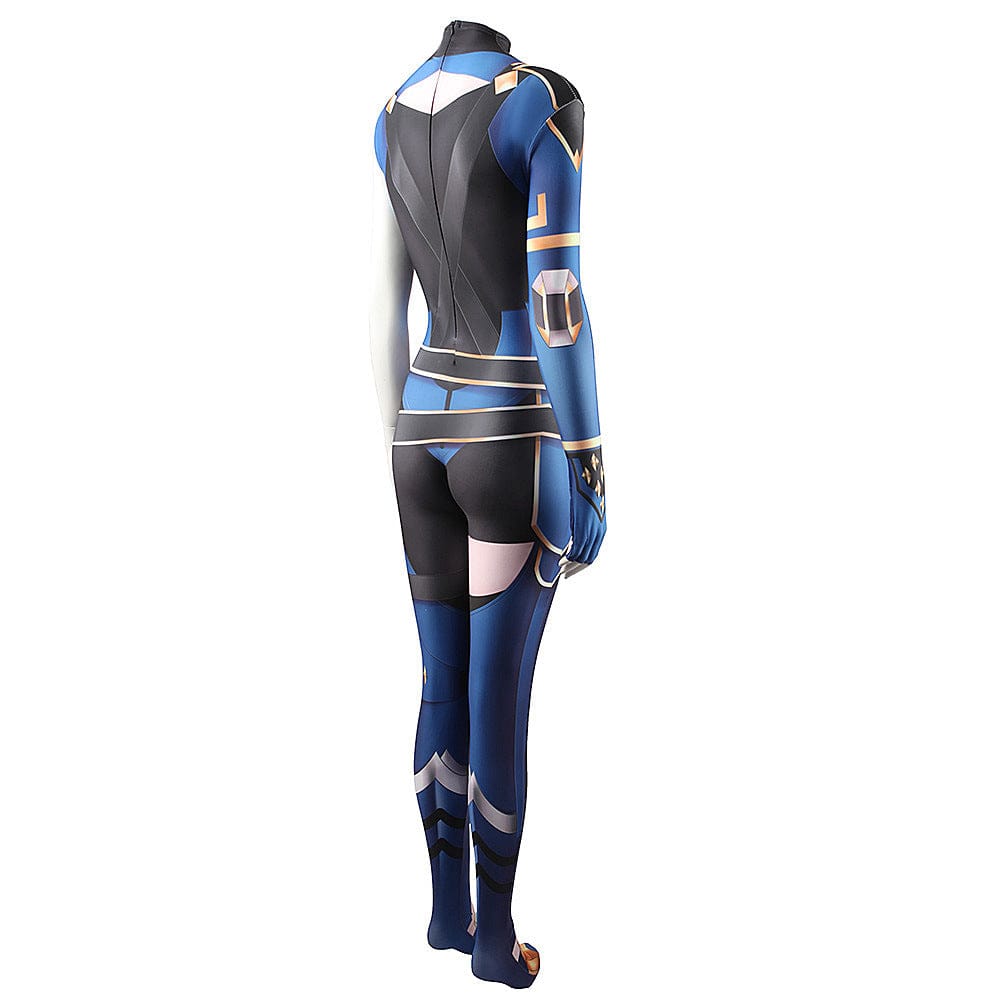 Game Valorant Reyna Jumpsuits Cosplay Costume Adult Halloween Bodysuit