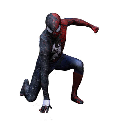 The Amazing Spider-man 2 Venom Jumpsuits Cosplay Costume Adult Bodysuit