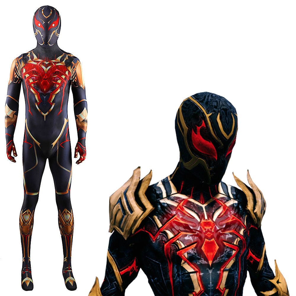 PS4 Game Spider Man DD Jumpsuits Cosplay Costume Adult Bodysuit