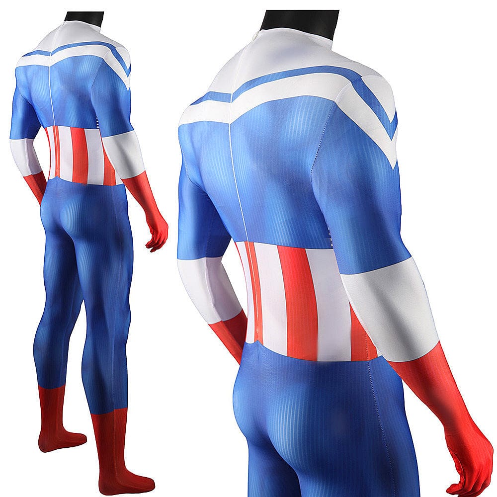 Falcon Winter Soldier Captain America Jumpsuits Costume Adult Bodysuit