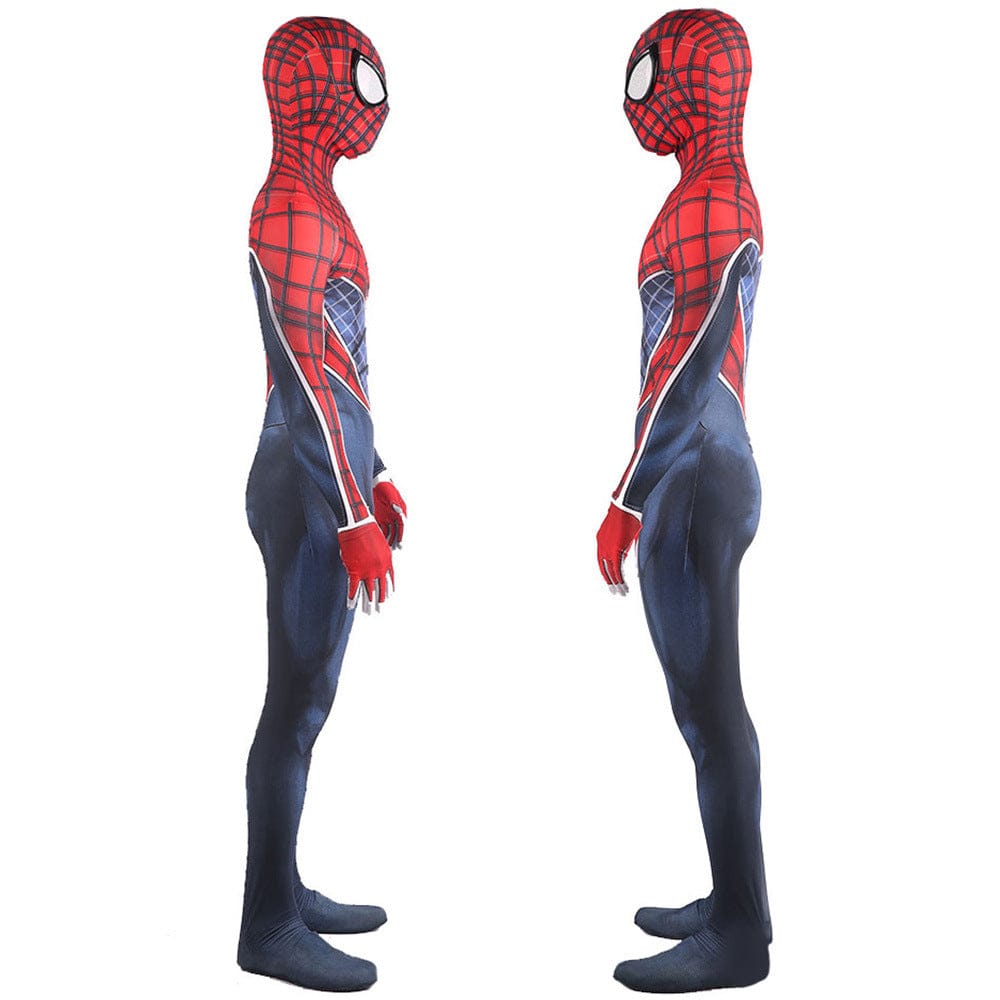 Punk Spider Man Suit PS4 Jumpsuits Cosplay Costume Adult Bodysuit