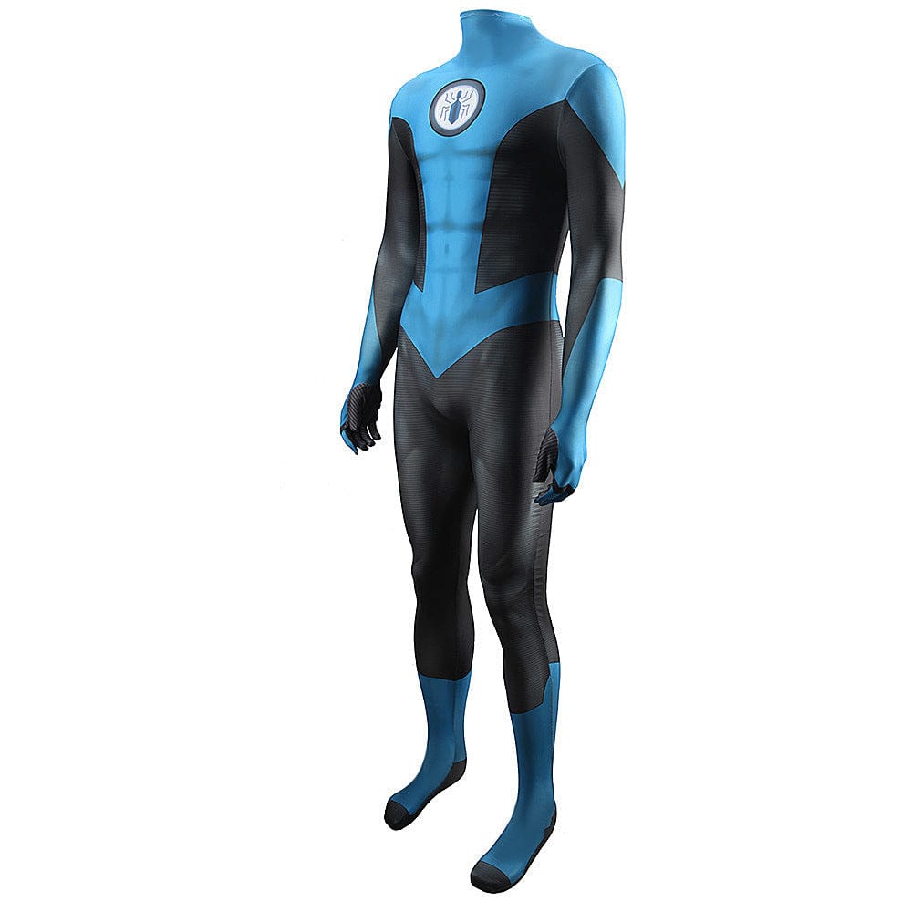 Fantastic Four SpiderMan Jumpsuit Costume Adult Halloween Bodysuit