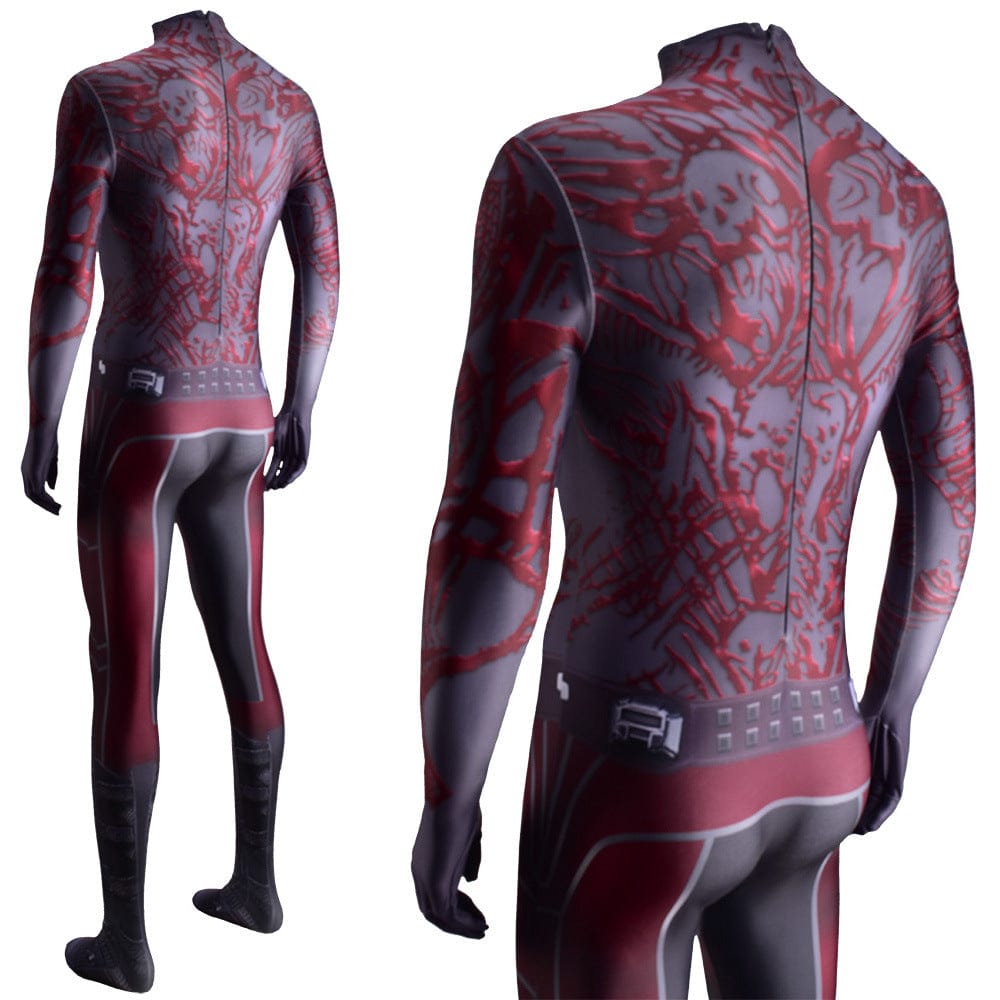 Guardians of Galaxy GOTG Drax the Destroyer Jumpsuits Costume Adult Bodysuit