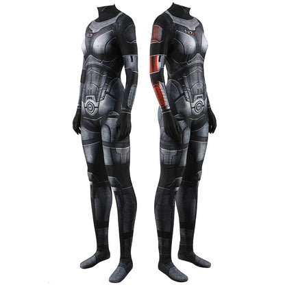 FemShep Shepard N7 Armor Jumpsuits Cosplay Costume Adult Bodysuit