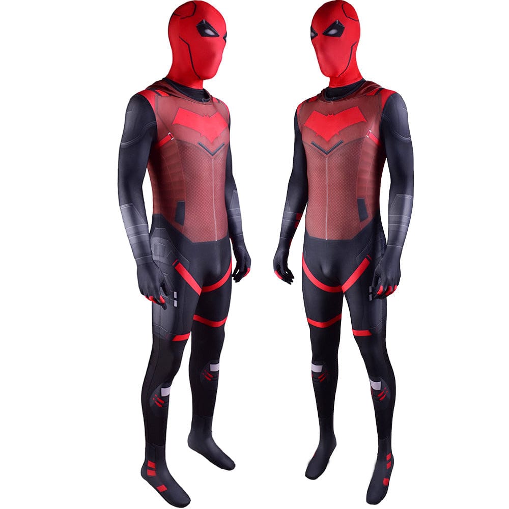 Gotham Knights Jason Todd Red Hood Jumpsuits Costume Adult Bodysuit