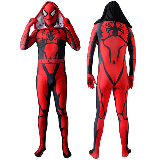 Agent Carnage Venom Spiderman Jumpsuits Costume Adult Bodysuit