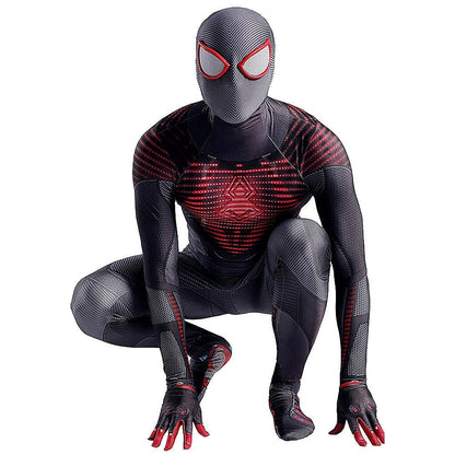 Spider-Man PS5 Miles Morales Variant Suit Jumpsuits Adult Bodysuit