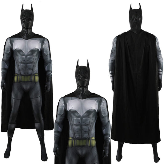 Batman The Flash Wayne Jumpsuits Costume Adult Halloween Bodysuit