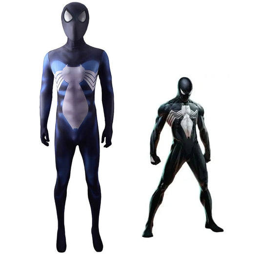 Venom Spider Man Symbiote Suit Jumpsuits Costume for Adult