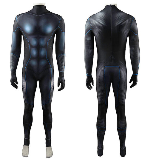 Newest Nightwing Muscle Jumpsuits Costume Adult Halloween Bodysuit