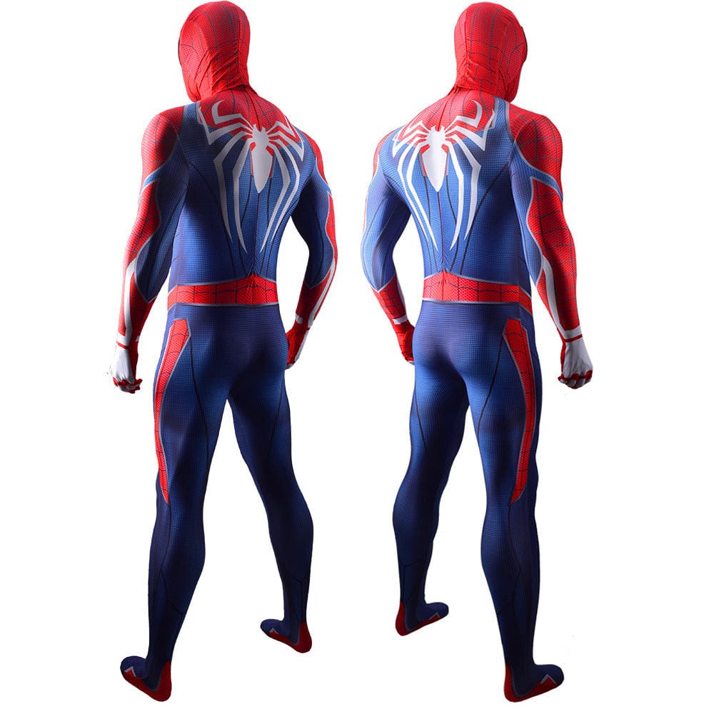 Upgraded PS4 Spider-man Jumpsuits Costume Adult Halloween Bodysuit