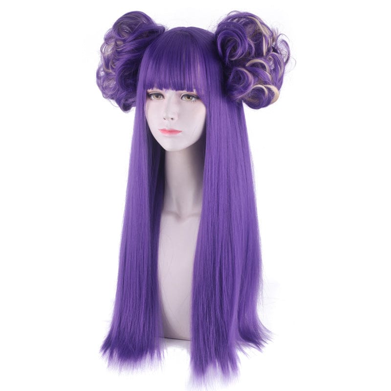 fgo fate grand order nitocris kimono version purple cosplay wigs