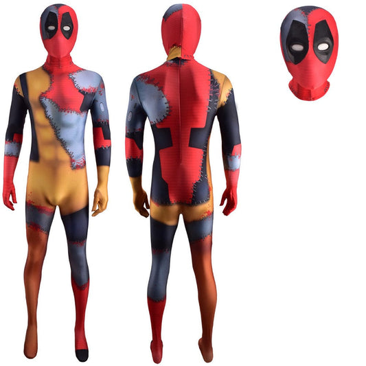 Evil Deadpool Preview Jumpsuits Costume Adult Halloween Bodysuit
