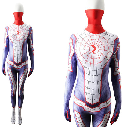 Cindy Moon Silk Spider Woman Spider-man Jumpsuits Adult Bodysuit