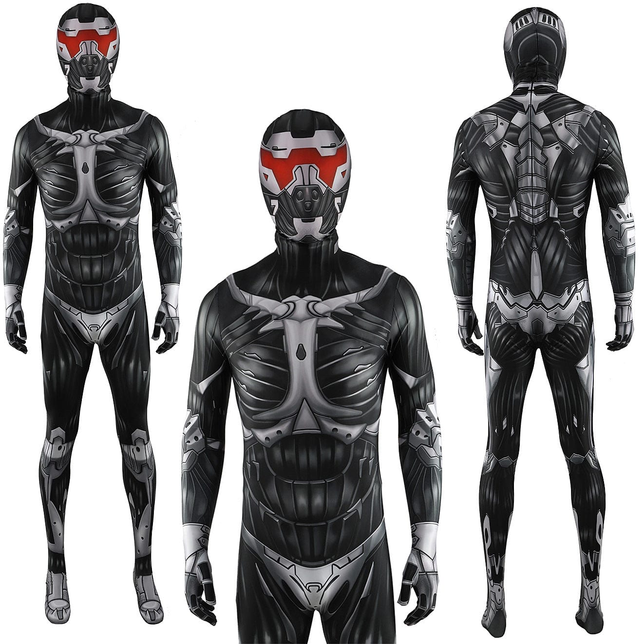 Game Crysis 3 Prophet Jumpsuits Cosplay Costume Adult Halloween Bodysuit