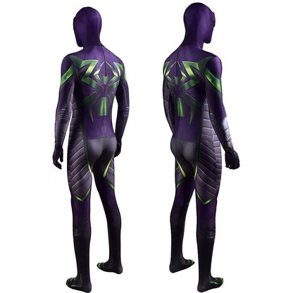 Spider-Man Miles Morales Purple Reign Jumpsuits Costume Adult Bodysuit