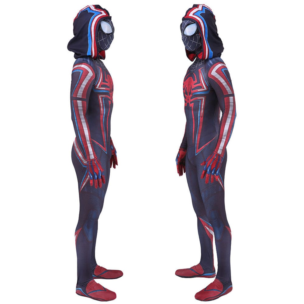 Miles Morales 2099 PS5 Spiderman Jumpsuits Costume Adult Bodysuit