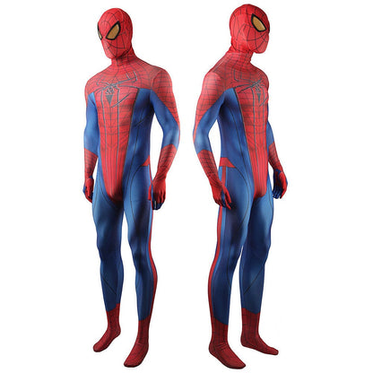 Upgraded The Amazing Spider-man Jumpsuits Costume Adult Bodysuit