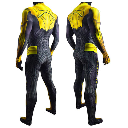 Green Lantern Thaal Sinestro Jumpsuits Costume Adult Halloween Bodysuit