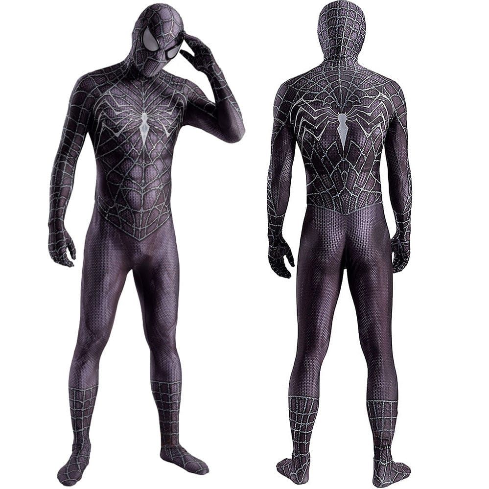 Black Venom Symbiote Spider man Jumpsuits Adult Costume Bodysuit