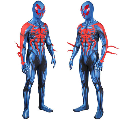 2099 Ultimate Spider man Jumpsuits Cosplay Costume Adult Bodysuit