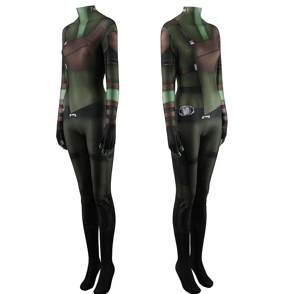 Guardians of the Galaxy 3 Gamora Jumpsuits Costume Adult Bodysuit