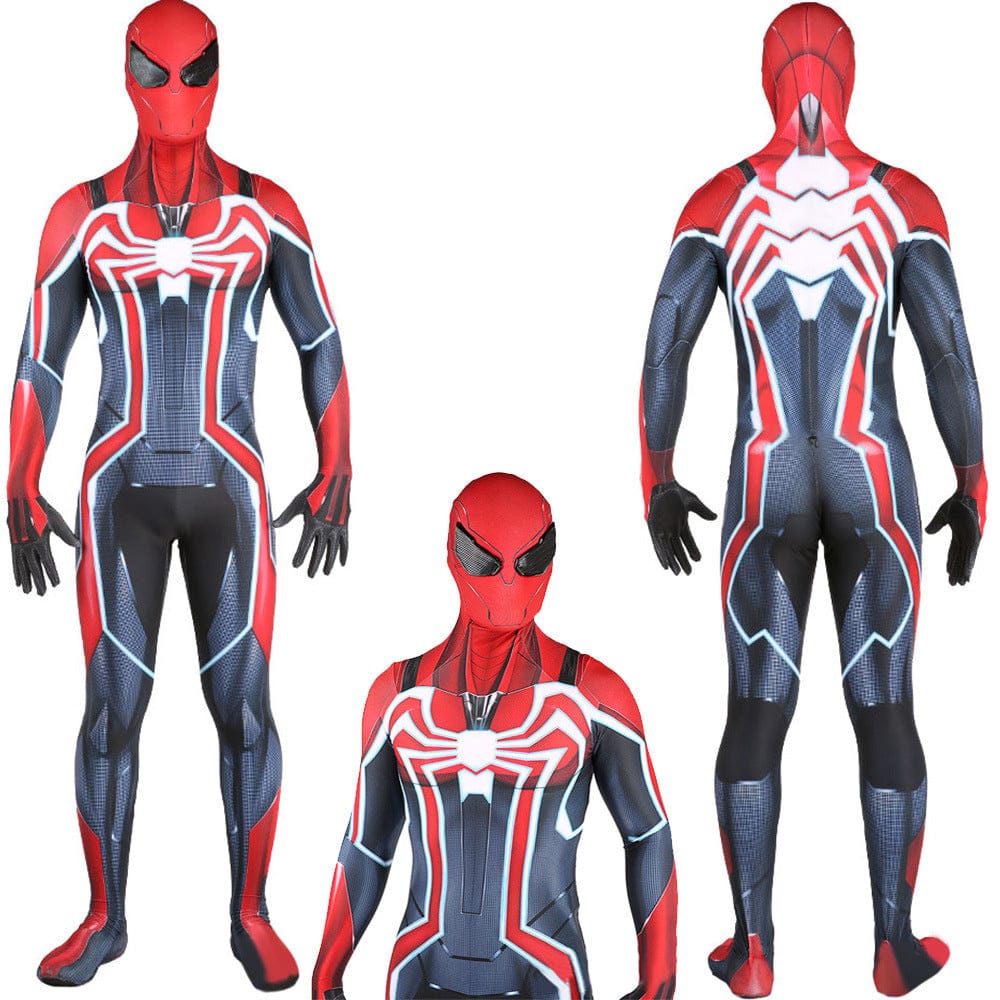 PS4 Velocity Spider-man Jumpsuits Adult Cosplay Costume