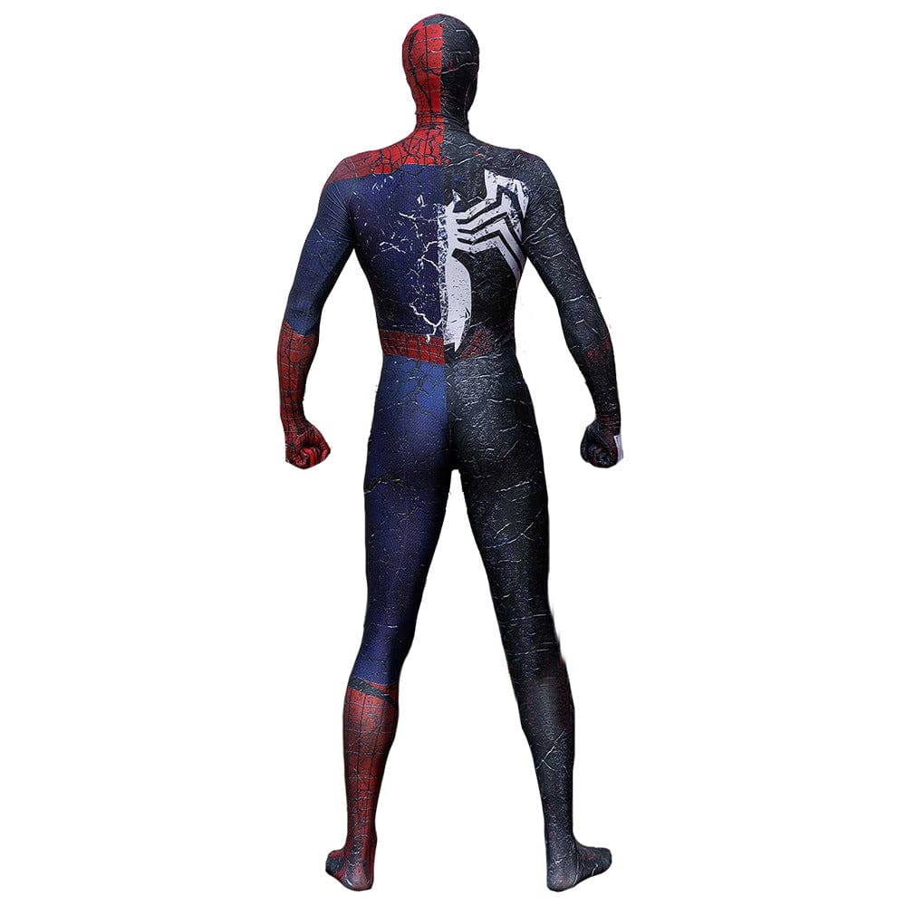The Amazing Spider-man 2 Venom Jumpsuits Cosplay Costume Adult Bodysuit