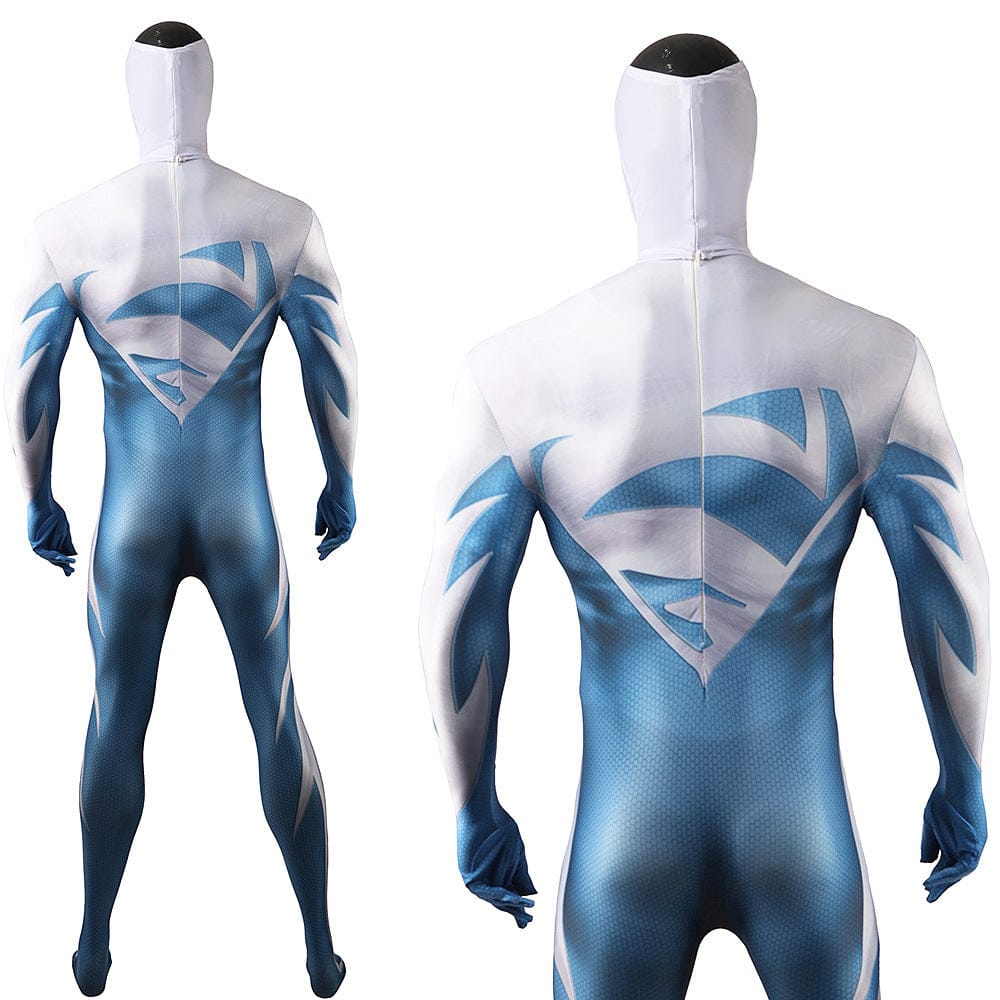 Superman Man of Steel Clark Kent Jumpsuits Costume Adult Bodysuit