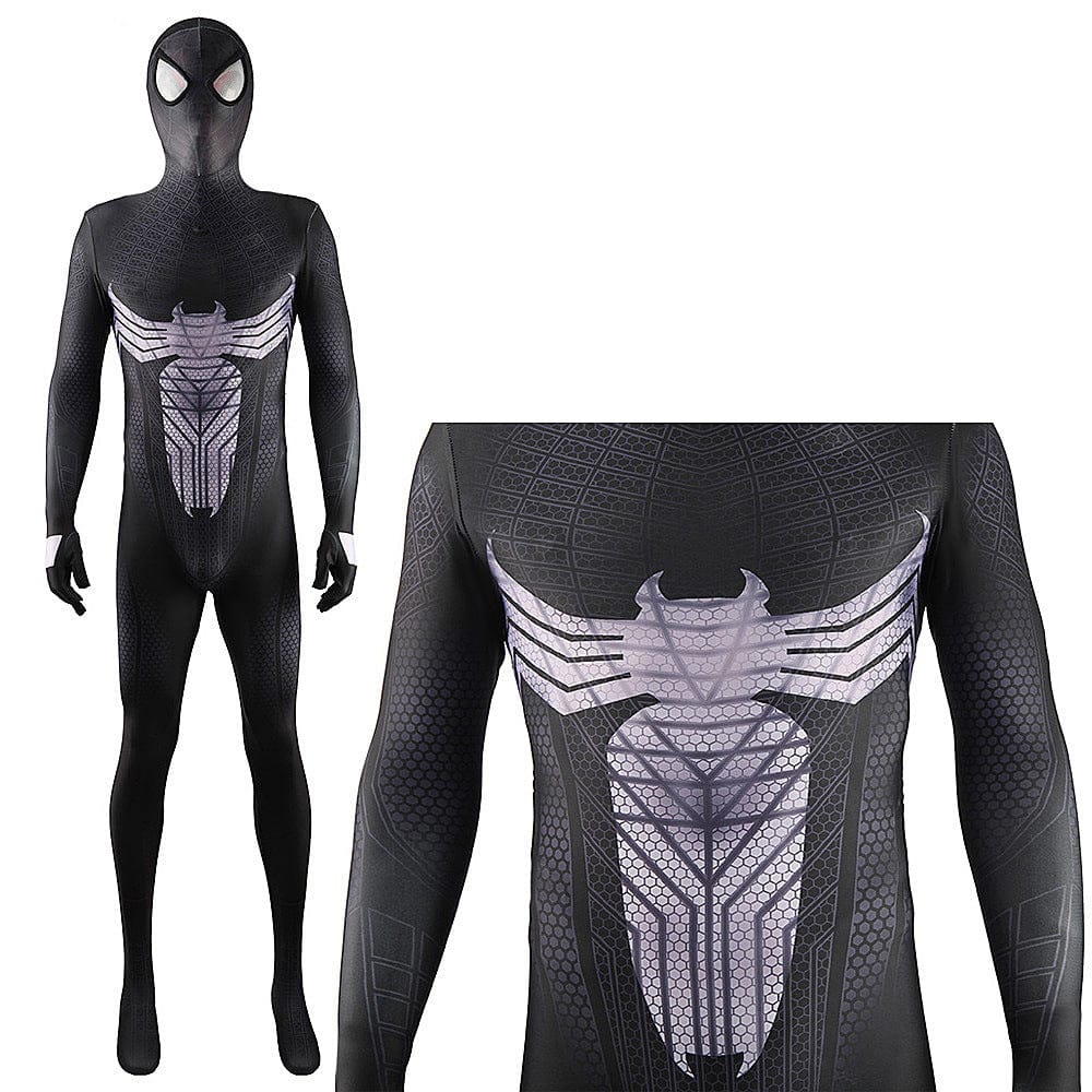 Spider Man 3 Black Ver3 Jumpsuits Cosplay Costume Adult Bodysuit