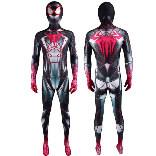 PS5 Comics Spider-man Miles Morales Jumpsuits Costume Adult Bodysuit