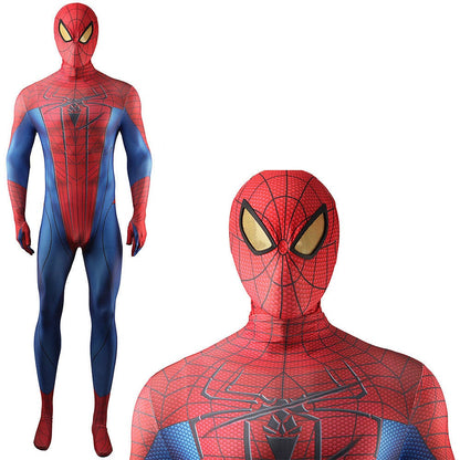 Upgraded The Amazing Spider-man Jumpsuits Costume Adult Bodysuit