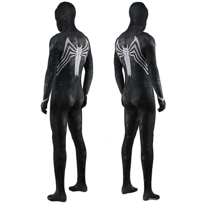 Spider-Man 3 Venom Symbiote Peter Parker Jumpsuits Costume Adult Bodysuit