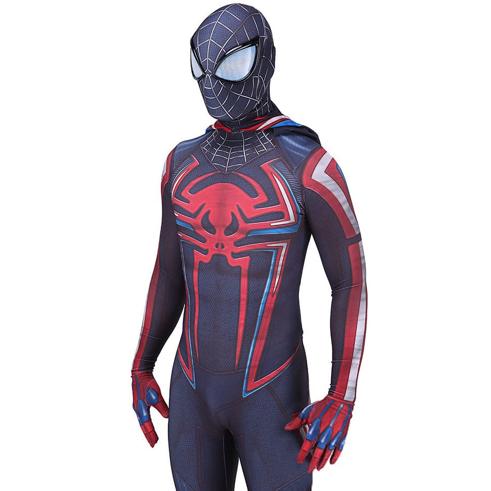 Miles Morales 2099 PS5 Spiderman Jumpsuits Costume Adult Bodysuit