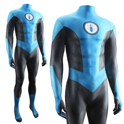 Fantastic Four SpiderMan Jumpsuit Costume Adult Halloween Bodysuit